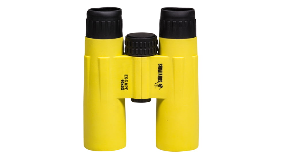 12 Survivors Escape 10x32 Binocular, Yellow, TS12021Y