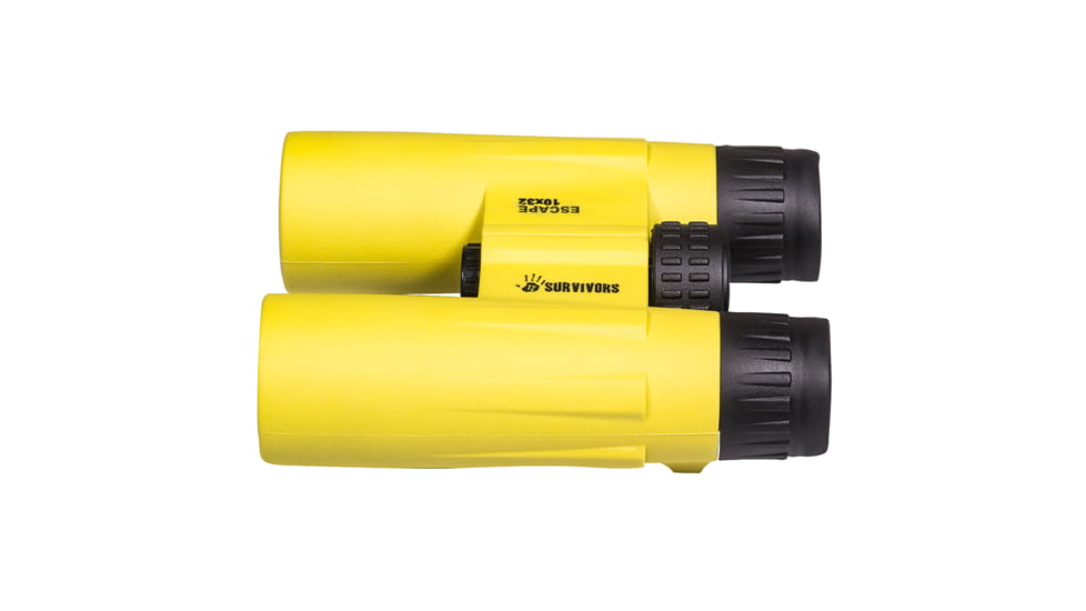 12 Survivors Escape 10x32 Binocular, Yellow, TS12021Y