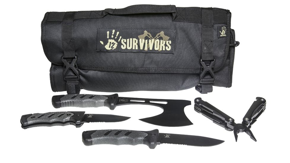 12 Survivors Knife Rollup Kit TS42001B