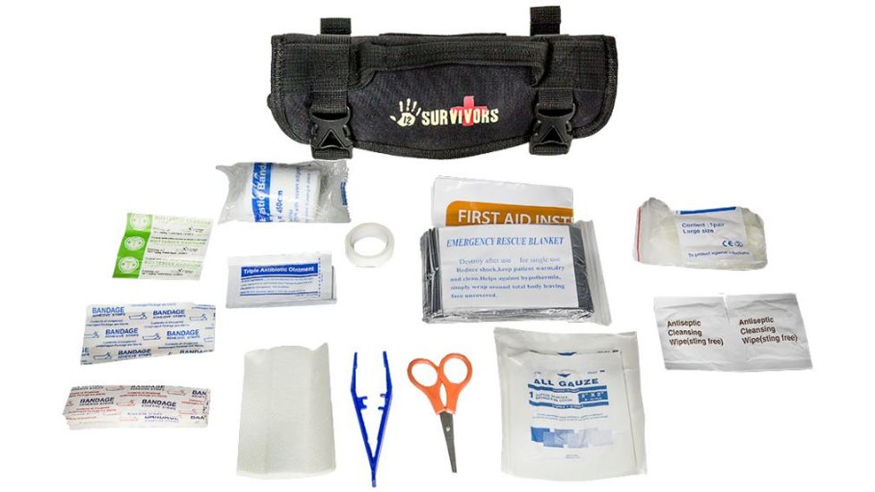 12 Survivors Mini First Aid Rollup Kit TS42002B