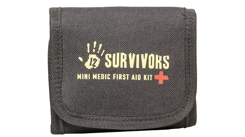 12 Survivors Mini Medic 60 pc First Aid Kit TS42003B
