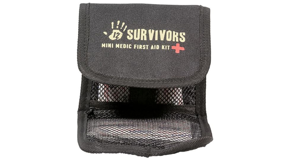 12 Survivors Mini Medic 60 pc First Aid Kit TS42003B