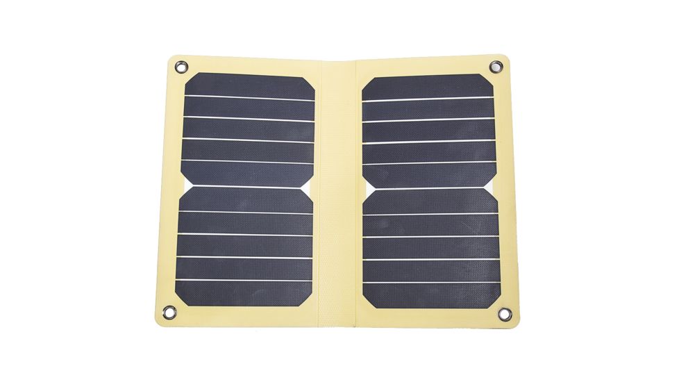 12 Survivors SolarFlare 11 Solar Charging Panel, 10.6 Watt Capacity, Black, 10.1in x 13in, TS28001