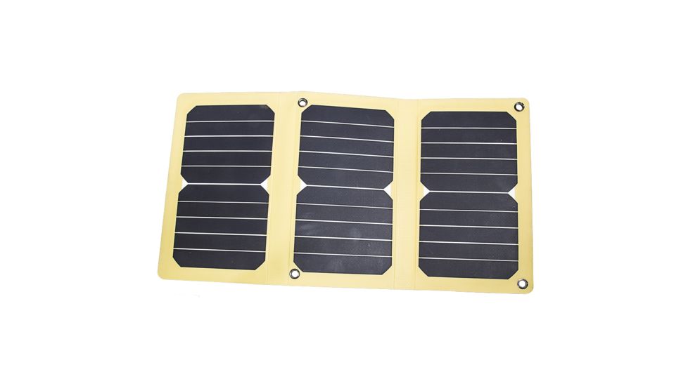 12 Survivors SolarFlare 16 Solar Charging Panel, 15.9 Watt Capacity, Black, 10.1in x 19in, TS28002
