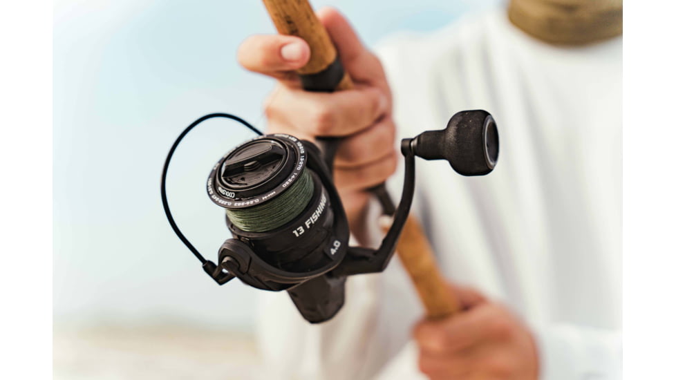 Rapala AL13 Spinning Reel 5.2:1 Power Ratio, Salt, Black, 3, AL13-5.2-3.0