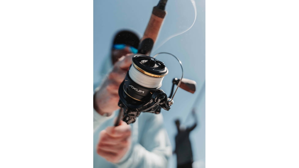 Rapala Axum Spinning Reel 6.2:1 Gear Ratio, Salt, Fresh, Black, 3, AX-6.2-3.0