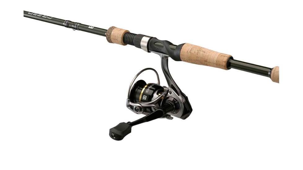 Rapala Creed K Medium Light Spinning Combo, Black, 6ft6in, CRKSC66ML