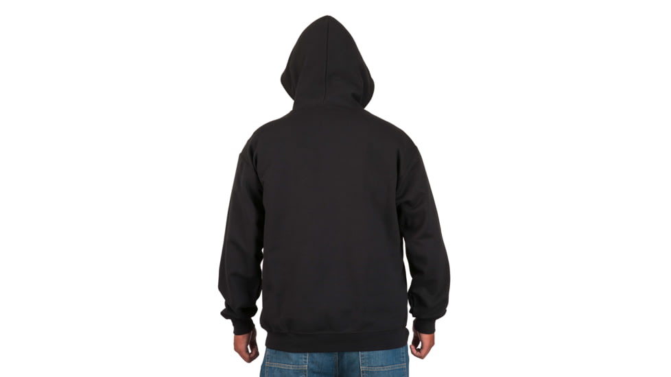 Rapala Facepunch Hoodie w/White Logo - Men's, Medium, Black, HD3-M