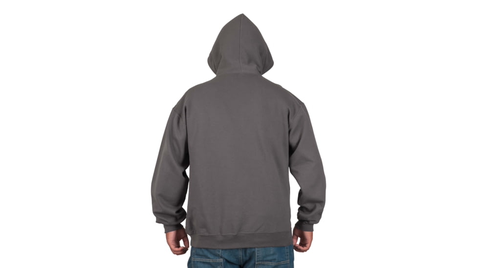 Rapala Facepunch Hoodie w/White Logo - Men's, Extra Large, Gray, HD2-XL