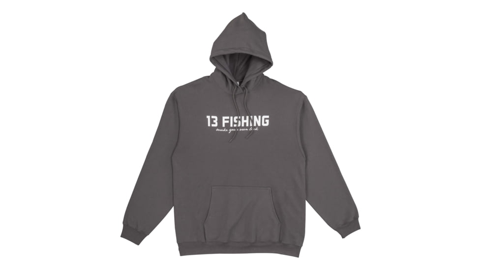 Rapala Facepunch Hoodie w/White Logo - Men's, Extra Large, Gray, HD2-XL