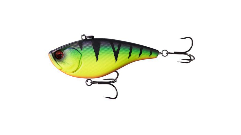 Rapala Magic Man Lipless Crankbait, 3/4oz, Single Pitch, Fire Tiger, 2.95in, E-PVSP34-FT
