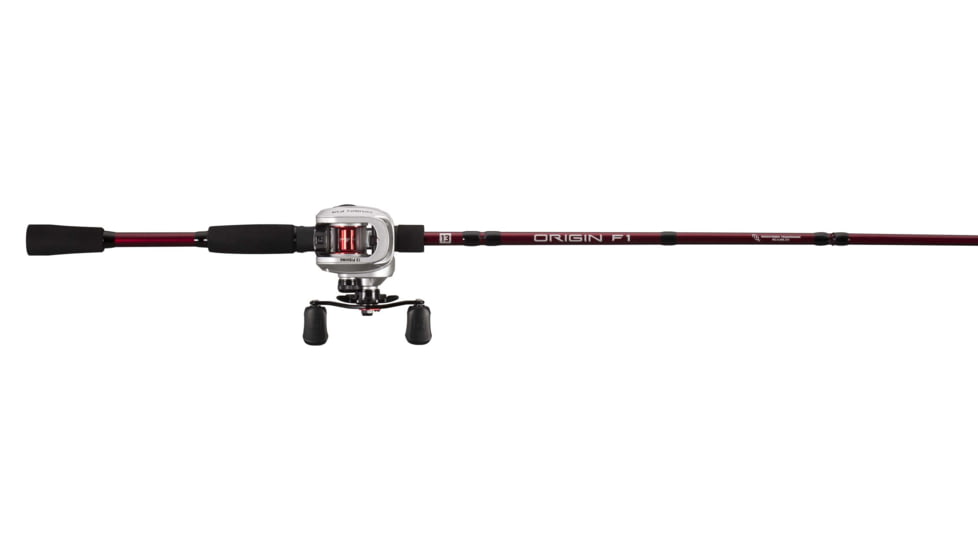 Rapala Origin F1 H Baitcast Combo, 8.1:1 Gear Ratio, Right Hand Retrieve, Fast Action, Gray, 7ft3in, OF18.1-73H-RH