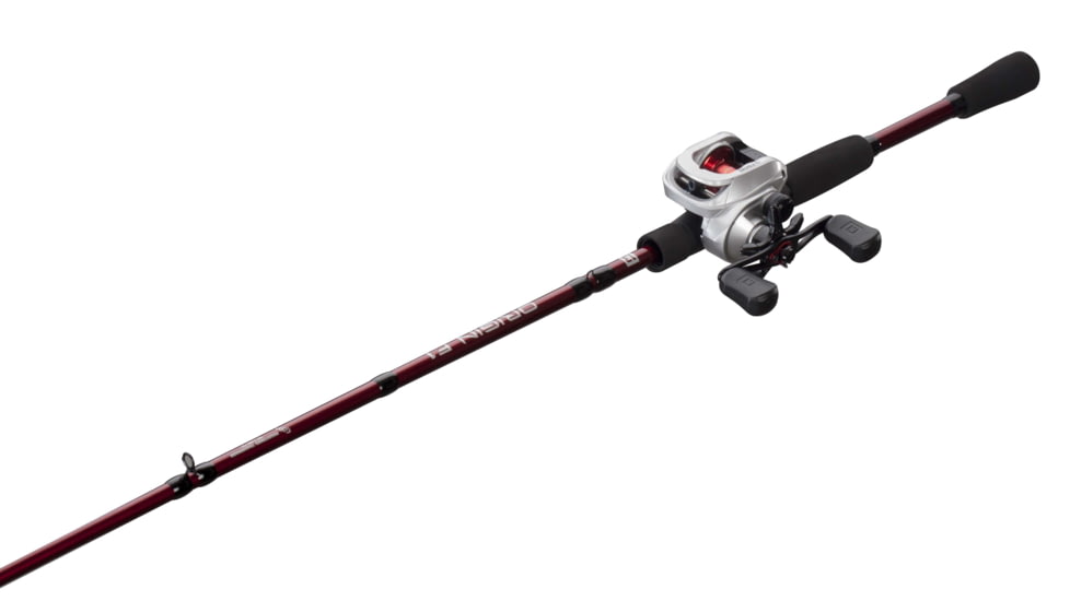 Rapala Origin F1 M Baitcast Combo, 8.1:1 Gear Ratio, Left Hand Retrieve, Fast Action, Gray, 7ft1in, OF18.1-71M-LH
