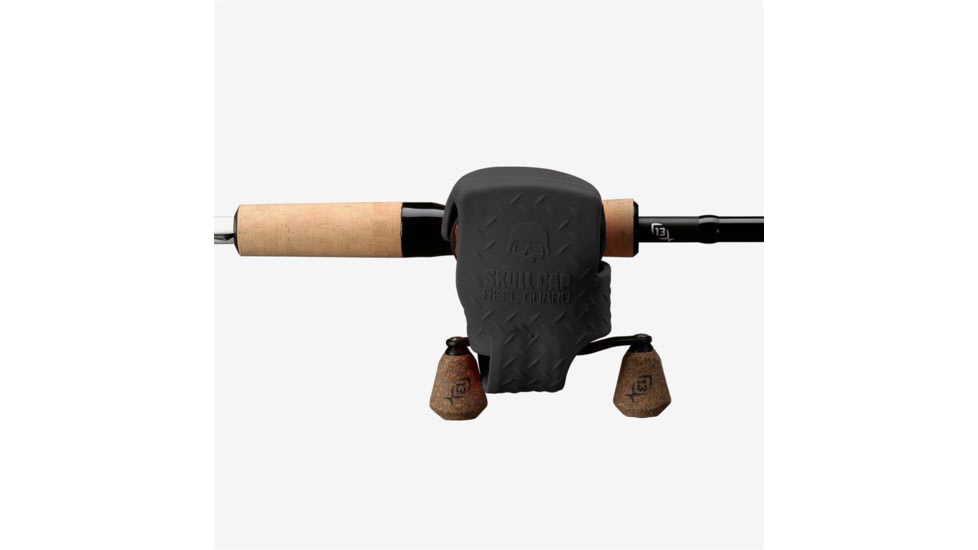 Rapala Skull Cap Low-Profile Baitcast Reel Cover, Fits Most, Right And Left Hand Baitcast Reels, Black, 3in, SC-C2-BLK