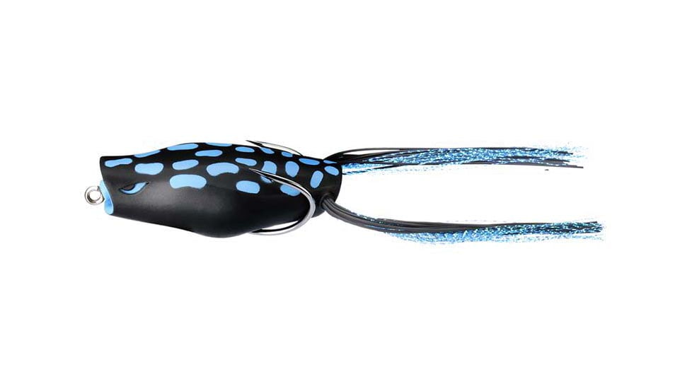 Rapala Trash Panda Poppin Frog 2.5in, 9/16oz, Black and Bruised, 2.5in, TPPF-55