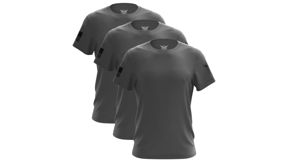 We the People Holsters Charcoal Freedom Short Sleeve Shirt Bundle 3 Pack C66AFFFA, 7028301561954