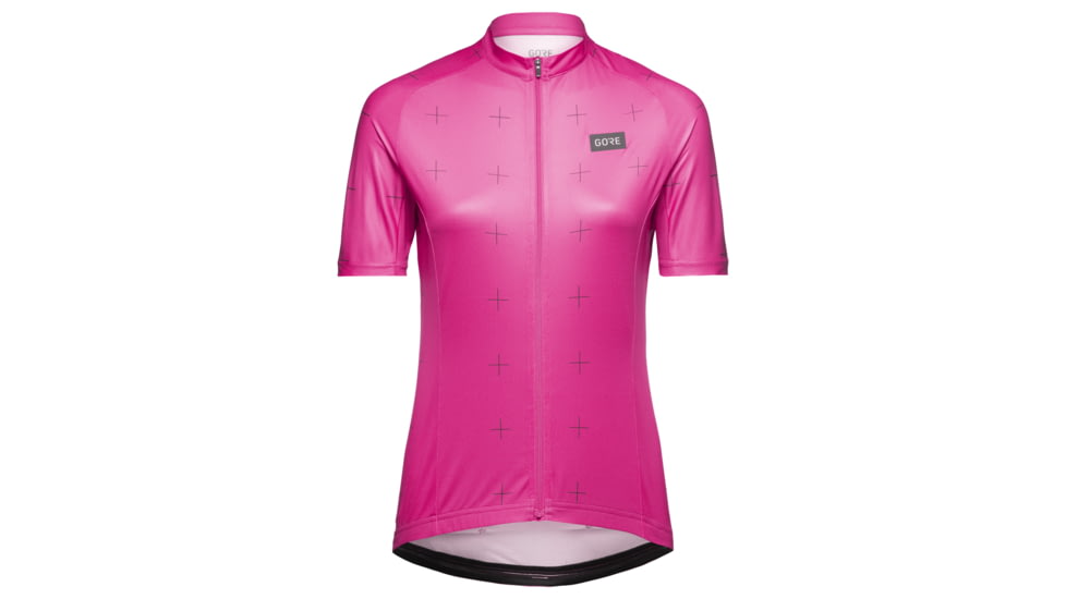 GOREWEAR Daily Cycling Jersey Womens in Process Pink/Black Small 4-6 Form fit 303D4F56, 100936-BI99-38