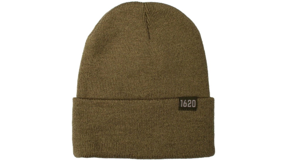 1620 Workwear Cuffed Beanie, 1620 Flag, Hunter Green, One Size, A-01-H