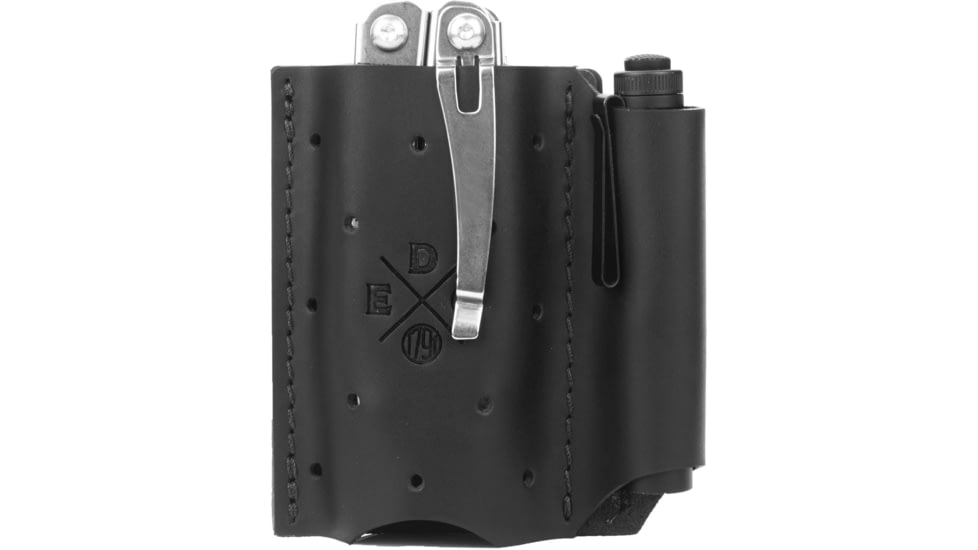 1791 Gunleather EDC Action Clip Duo Multitool Wallet, Black, AC-DUO-BLK-A