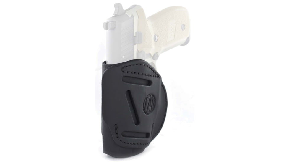 1791 Gunleather 4 Way Concealment &amp; Belt Leather Holster, Left Hand, Stealth Black, 4WH-4-SBL-L