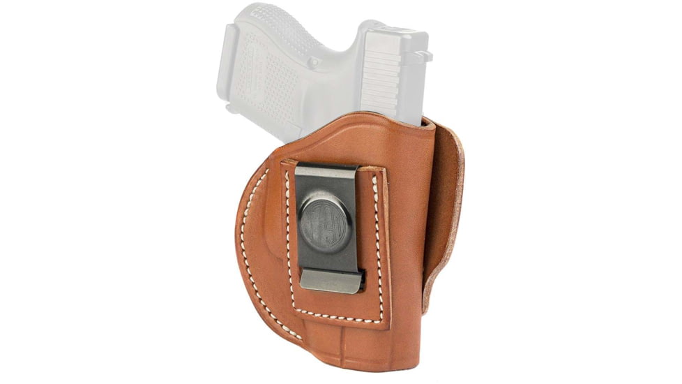 1791 Gunleather 4 Way Concealment &amp; Belt Leather Holster, Right Hand, Classic Brown, 4WH-3-CBR-R