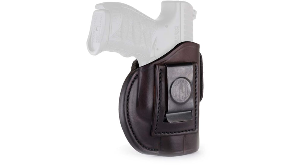 1791 Gunleather 4 Way Concealment &amp; Belt Leather Holster, Right Hand, Signature Brown, 4WH-3-SBR-R