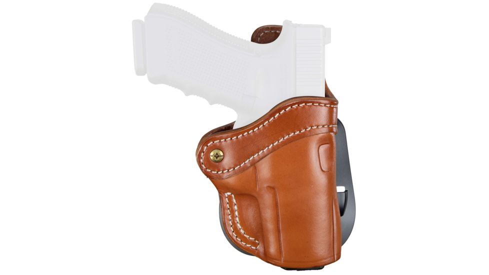 1791 Gunleather BH 2.4S Paddle Holster, Size 2.4S, Right Hand, Classic Brown, PDH-2.4S-CBR-R