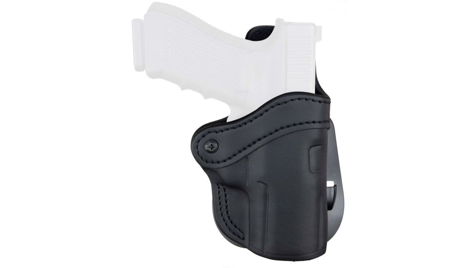 1791 Gunleather BH 2.4S Paddle Holster, Size 2.4S, Right Hand, Stealth Black, PDH-2.4S-SBL-R