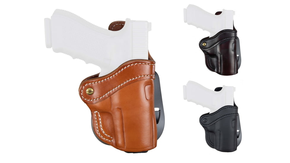1791 Gunleather BH 2.4S Paddle Holster, Classic Brown, Signature Brown, Stealth Black