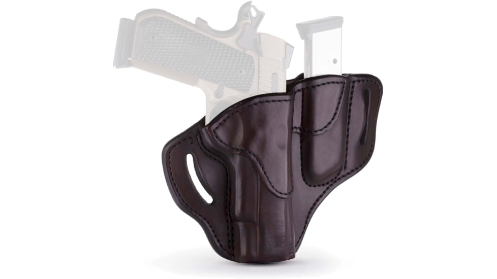 1791 Gunleather BH2.4S- Open Top Multi-Fit Holster 2.4S, H&amp;K 45c Tactical, FN509, Walther PPQ M2, Right Hand, Signature Brown, Signature Brown, 2.4S, BH2.4s-SBR-R