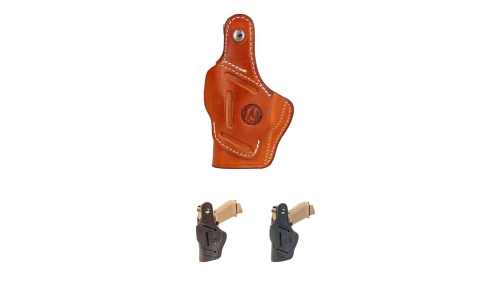 1791 Gunleather BHT3 - Open Top Multi-Fit Thumb Break Holster, Classic Brown, Signature Brown, Stealth Black