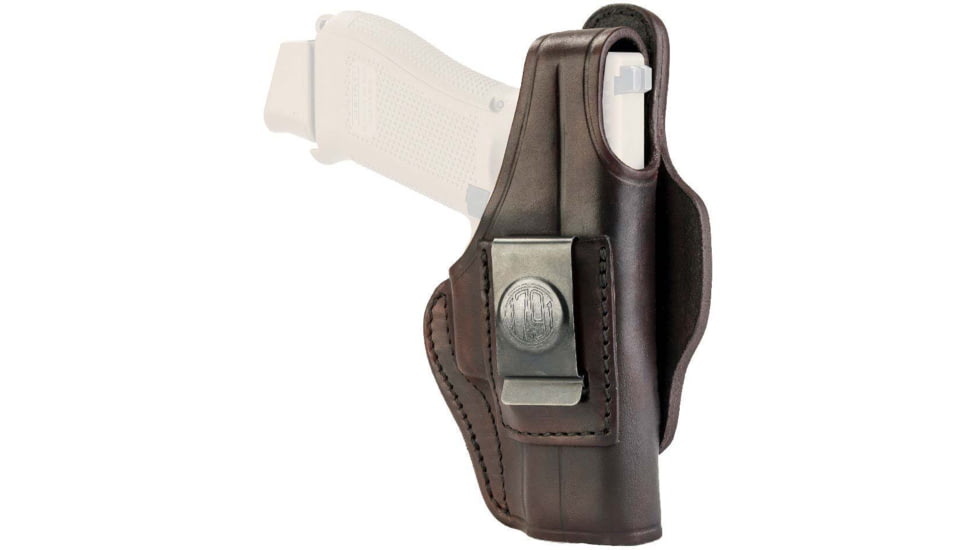 1791 Gunleather BHT4- Open Top Thumb Break Holster, Glock 17/19, Walther P99, Sig P225, Right Hand, Signature Brown, Size 4, BHT-4-SBR-R