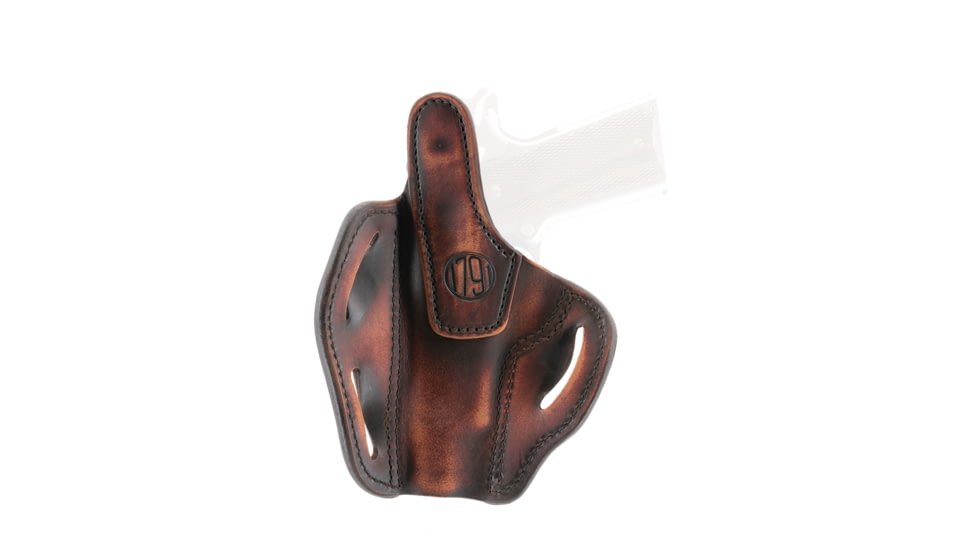 1791 Gunleather BHX- Thumb Break Holster, Beretta 92FS, H&amp;K VP40, Styer M9-A1, Right Hand, Size 4, Vintage, Vintage, 4, BHX-4-VTG-R