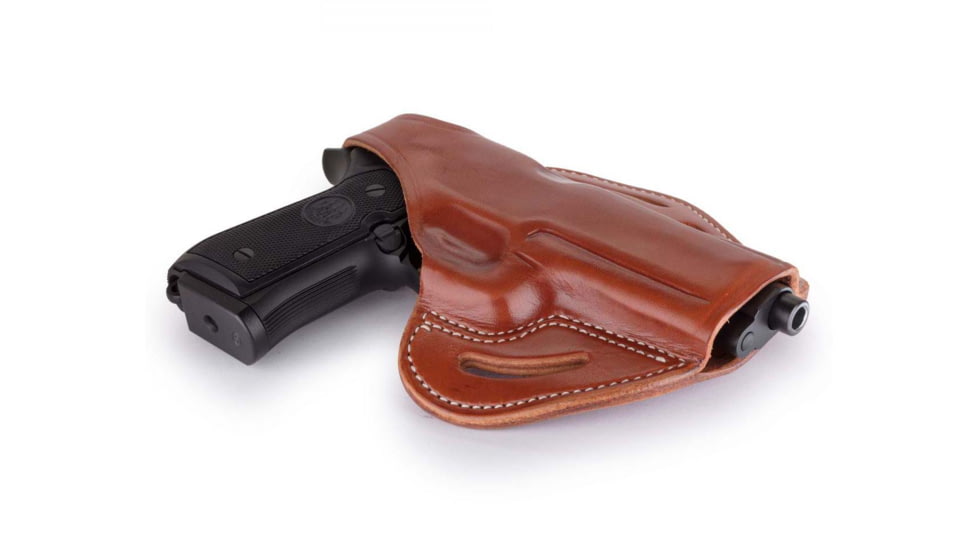 1791 Gunleather BHX- Thumb Break Holster, Beretta 92FS, H&amp;K VP40, Styer M9-A1, Right Hand, Classic Brown, Size 4, BHX-4-CBR-R