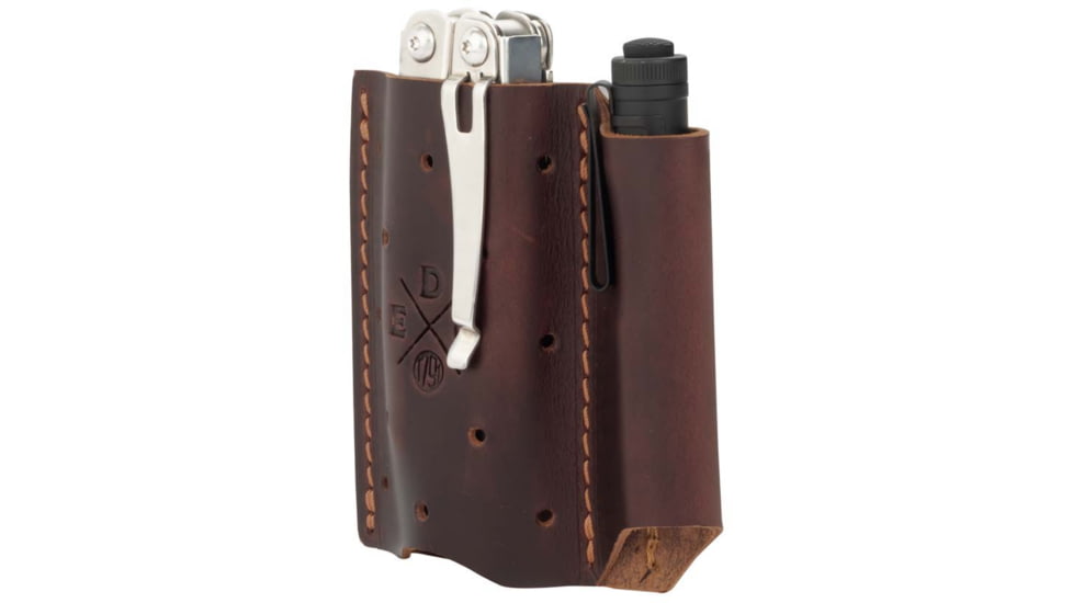 1791 Gunleather EDC Action Clip Duo Tool Organizer, Burgundy, AC-DUO-BUR-A