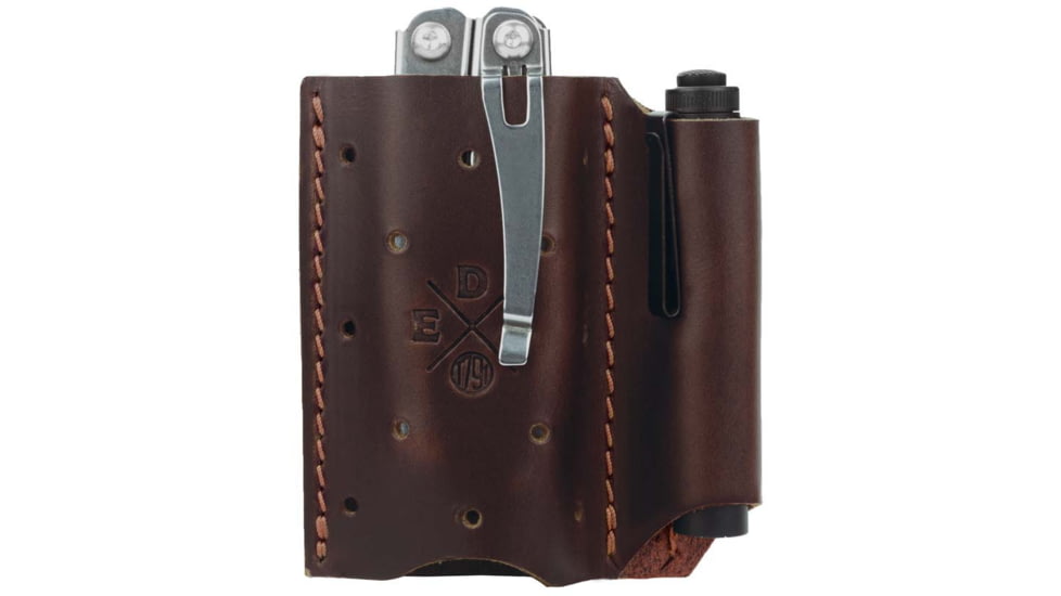 1791 Gunleather EDC Action Clip Duo Tool Organizer, Burgundy, AC-DUO-BUR-A