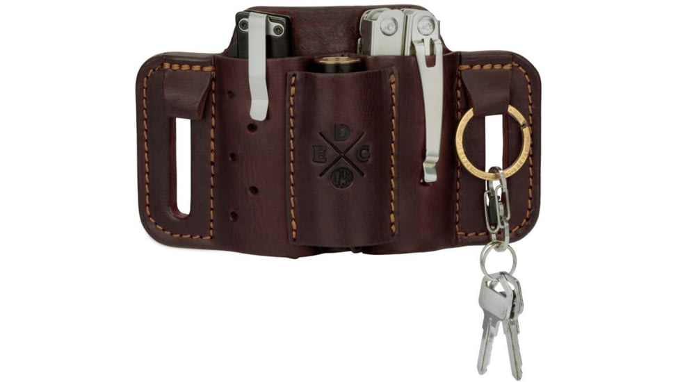 1791 Gunleather EDC Mini Easy Slide Medium Flex Organizer, Burgundy, MN-ES-MF-BUR-A