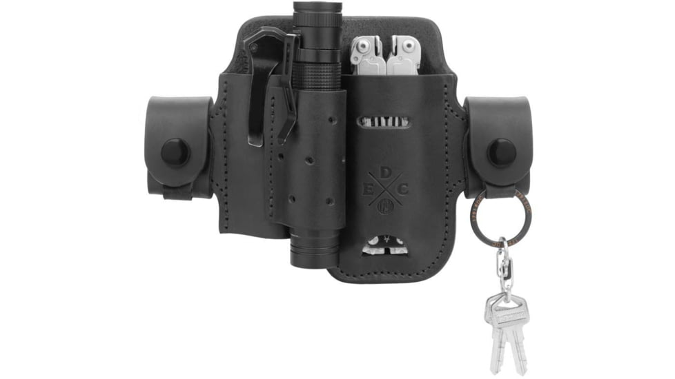 1791 Gunleather EDC Standard Action Snap Organizer, Large Flex, Black, ST-AS-LF-BLK-A