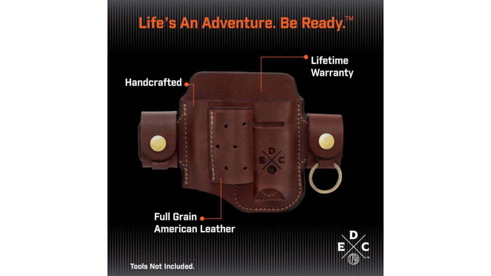 1791 Gunleather EDC Standard Action Snap Organizer, Large Flex, Chestnut, ST-AS-LF-CHN-A