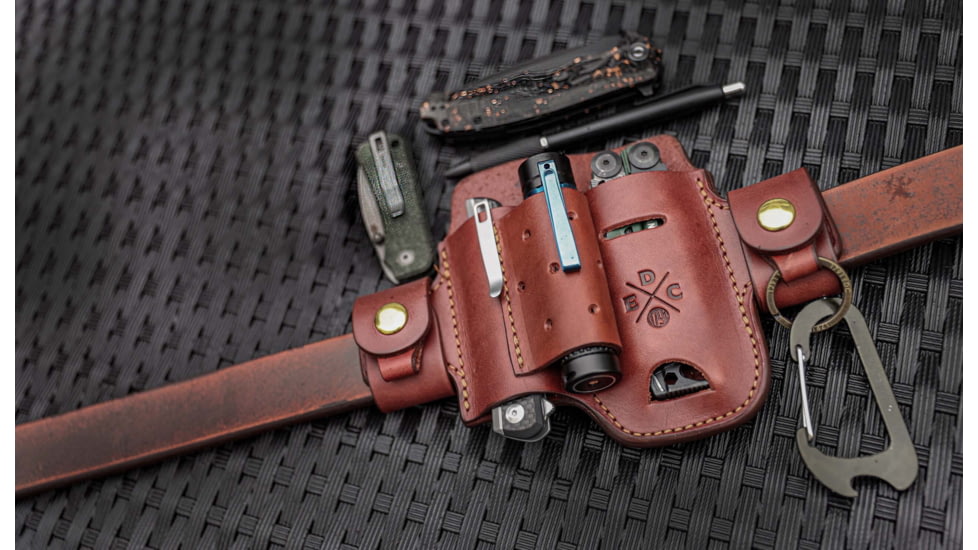1791 Gunleather EDC Standard Action Snap Organizer, Large Flex, Chestnut, ST-AS-LF-CHN-A