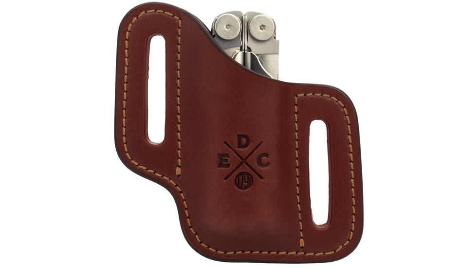 1791 Gunleather EDC Standard Easy Slide Canted Solo Organizer, L, Chestnut, ST-ES-SLC-CHN-L