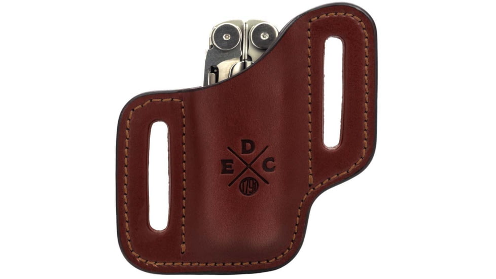 1791 Gunleather EDC Standard Easy Slide Canted Solo Organizer, R, Chestnut, ST-ES-SLC-CHN-R