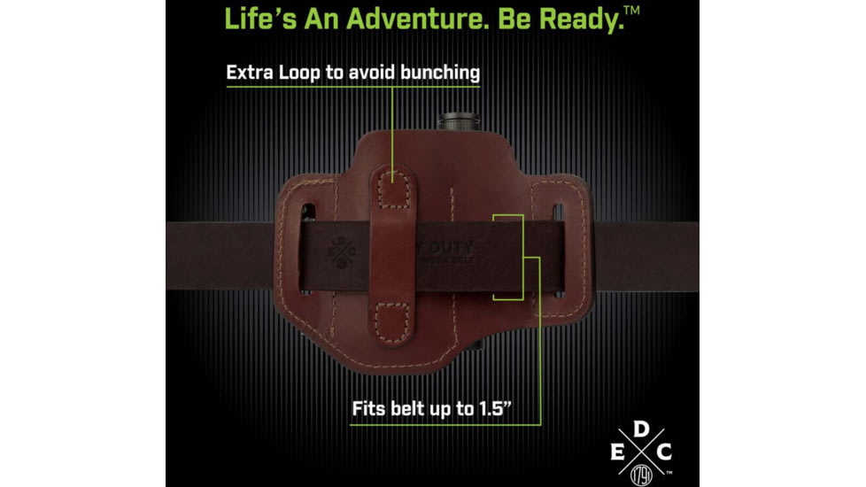 1791 Gunleather EDC Heavy Duty Easy Slide Organizer, Large Flex, Burgundy, HD-ES-LF-BUR-A