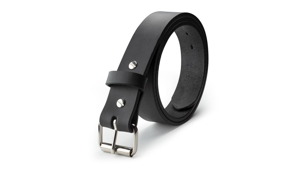 1791 Gunleather Gun Belt 01 w/ American Heavy Native Steerhide, Stealth Black, Size 36/40, BLT-01-36/40-SBL-A