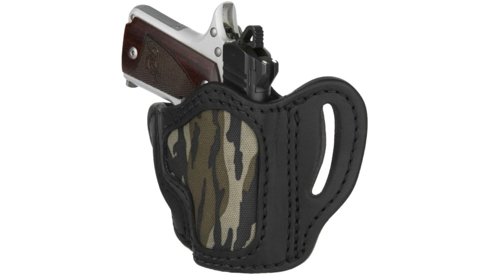 1791 Gunleather MOBH1BRWR BHC Mossy Oak/Brown Leather OWB 1911 4-5 Right Hand