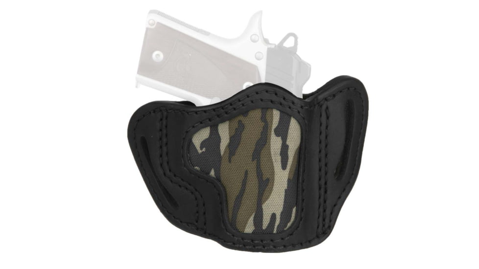 1791 Gunleather Mossy Oak Optic Ready Multi-Fit Compact Belt Holster, 1911 4-5in, Right Hand, Mossy Oak/Brown, MOBH1BRWR