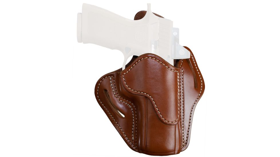 1791 Gunleather Optic Ready BH 2.4 Belt Holster, Right Hand, Classic Brown, OR-BH2.4-CBR-R