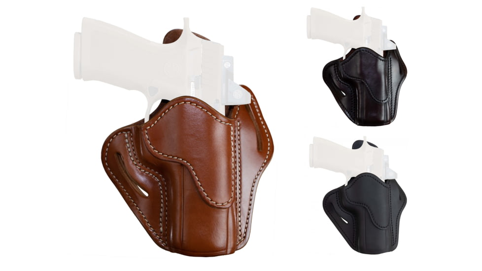 1791 Gunleather Optic Ready BH 2.4 Belt Holster, Classic Brown, Signature Brown, Stealth Black