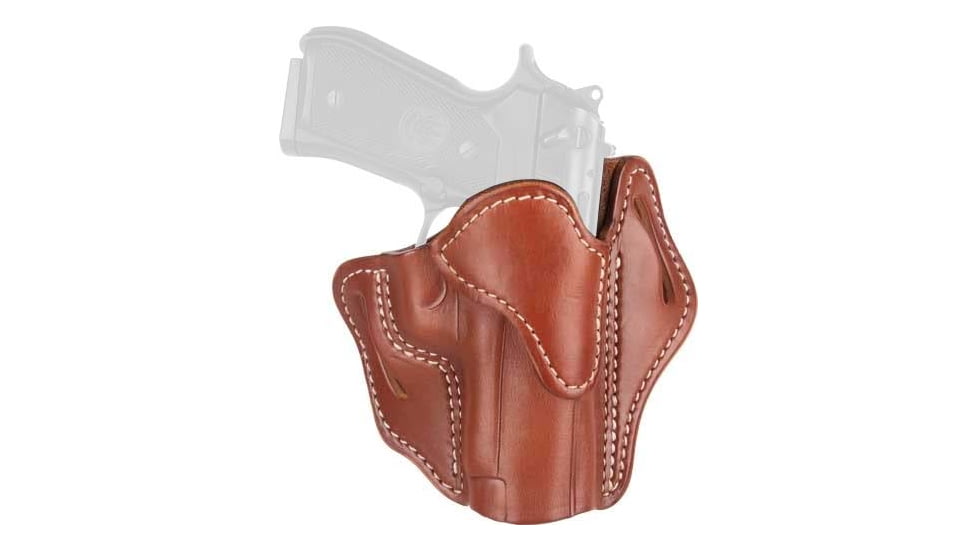1791 Gunleather Optic Ready Open Top Multi-Fit Belt Holster 2.3, 1911, 4-5in, Right, Classic Brown, OR-BH2.3-CBR-R