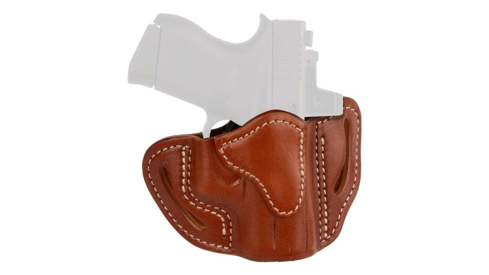 1791 Gunleather Optic Ready Open Top Multi-Fit Belt Holster Compact, 1911, 3in, Right, Classic Brown, OR-BHC-CBR-R
